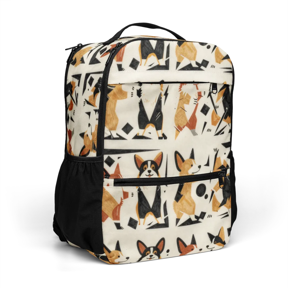Mod Dog Parade on Utility Backpack — Right Front