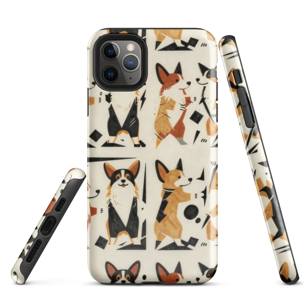 Mod Dog Parade on Tough Case for iPhone® — Front