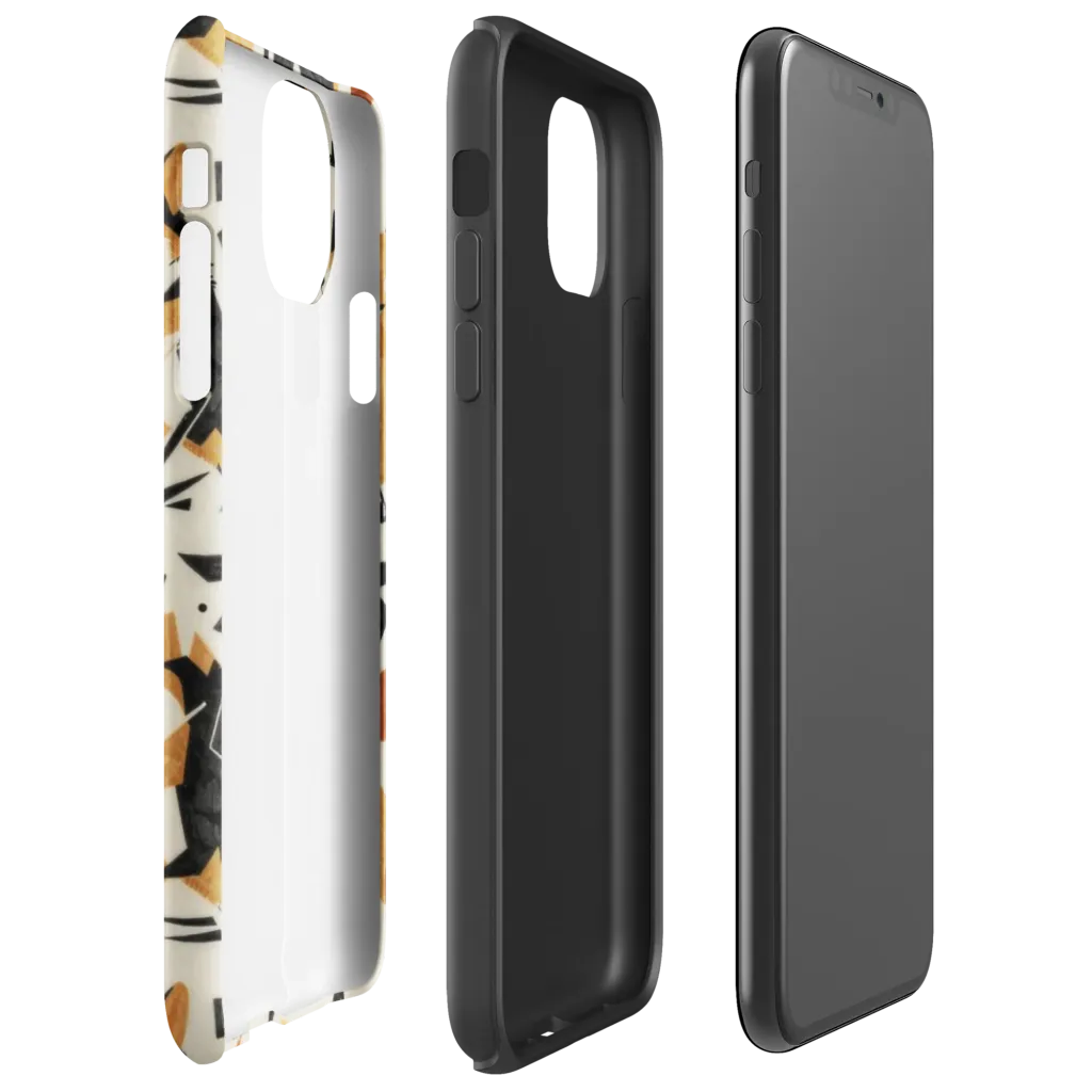 Mod Dog Parade on Tough Case for iPhone® — Right