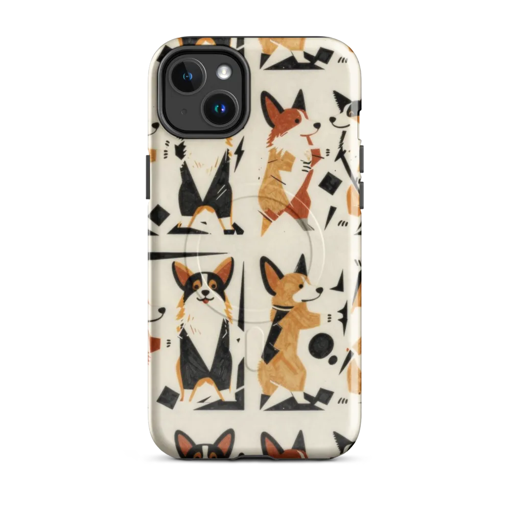 Mod Dog Parade on MagSafe Tough Case for iPhone® — Front