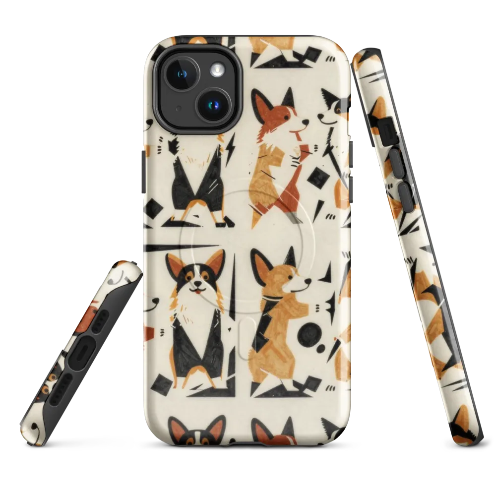 Mod Dog Parade on MagSafe Tough Case for iPhone® — Front