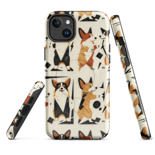Mod Dog Parade on a MagSafe Tough Case for iPhone®