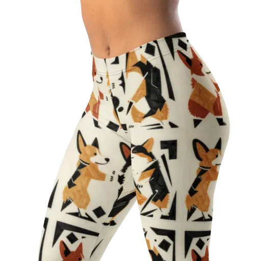 Mod Dog Parade on a Leggings