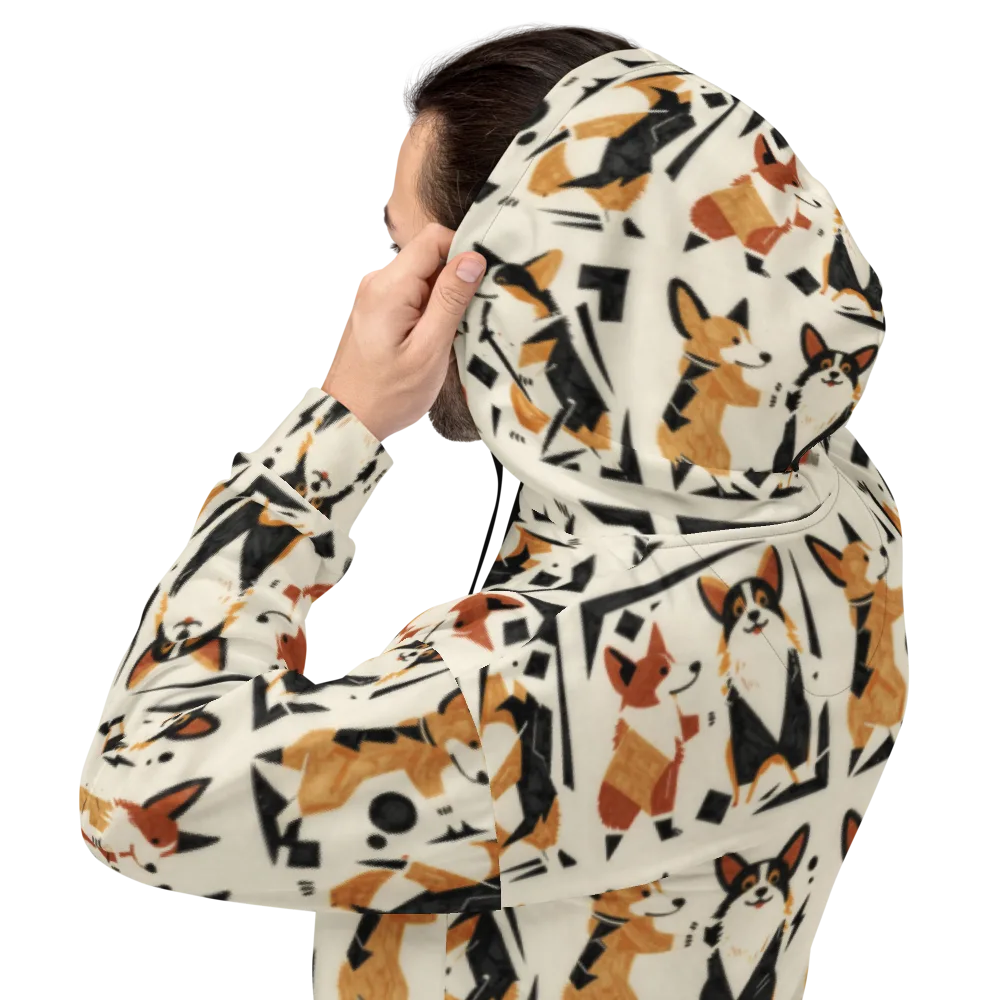 Mod Dog Parade on Hoodie — Back