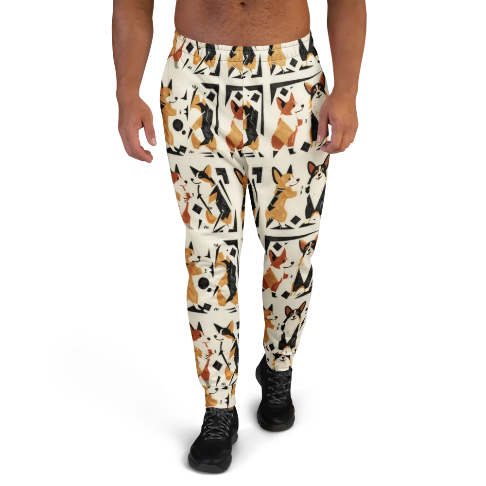 Mod Dog Parade on Men's Joggers — Front