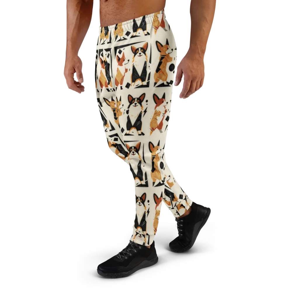 Mod Dog Parade on Men's Joggers — Left