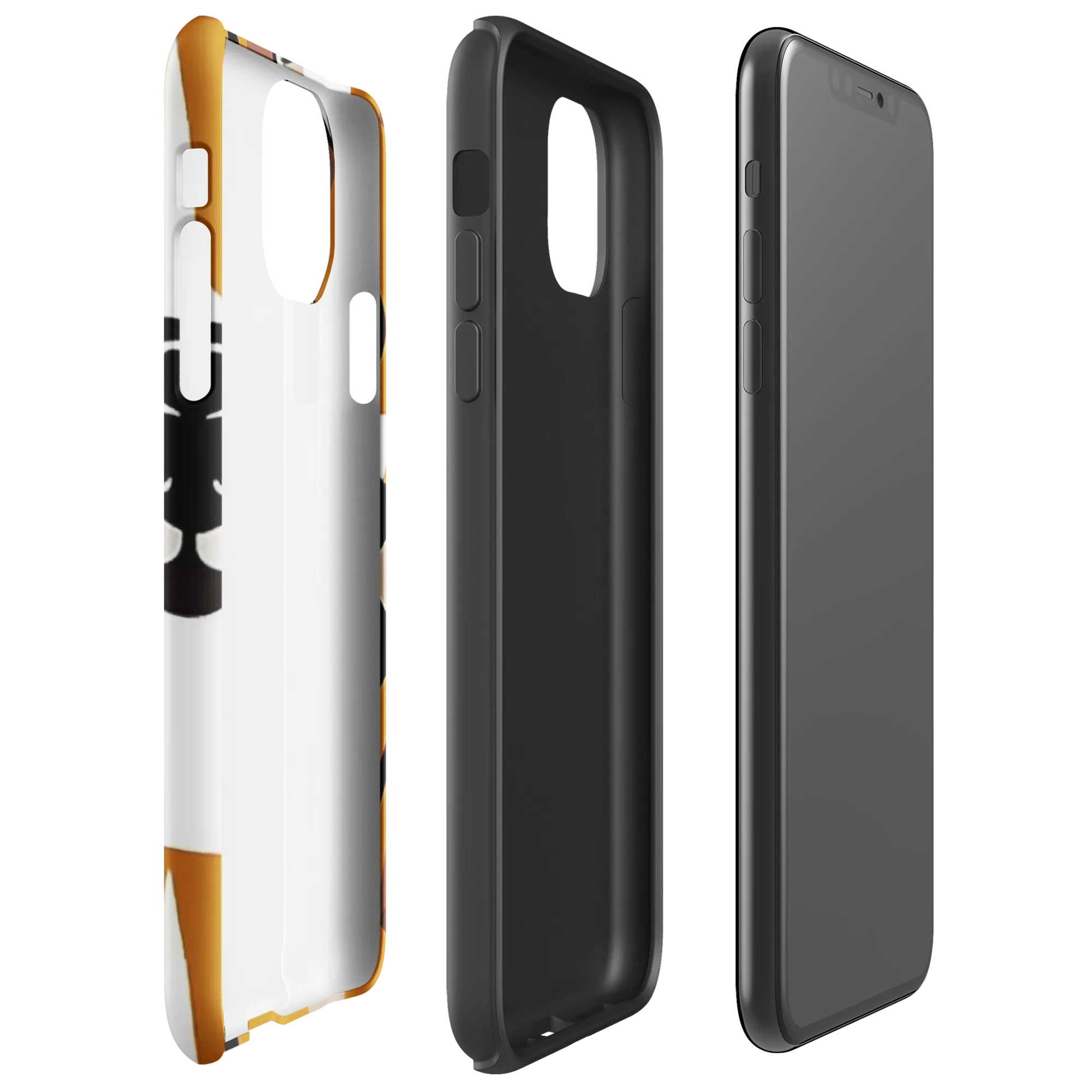 Cinnamon Paws on Tough Case for iPhone® — Right