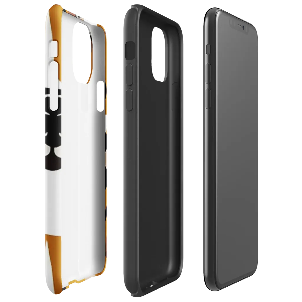 Cinnamon Paws on Tough Case for iPhone® — Right