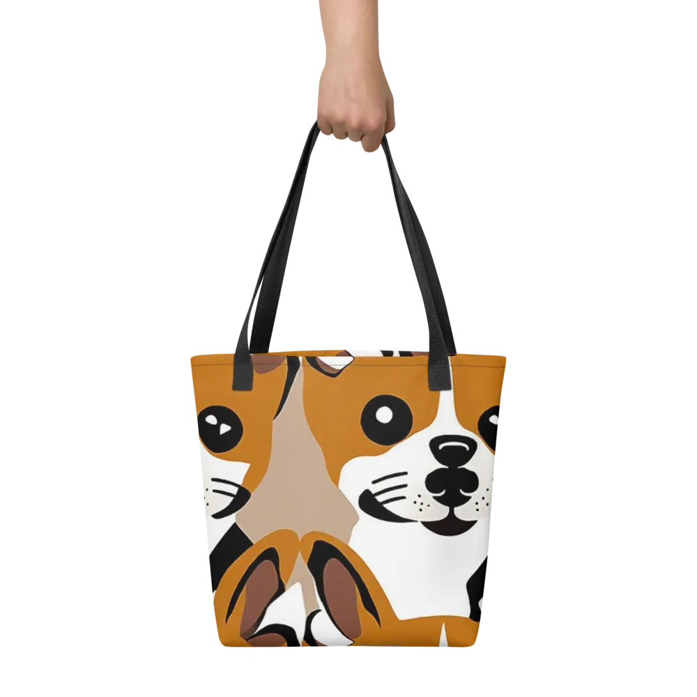 Cinnamon Paws on Tote Bag — Front
