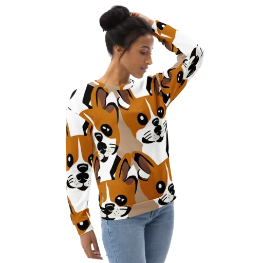 Cinnamon Paws on a Sweatshirt