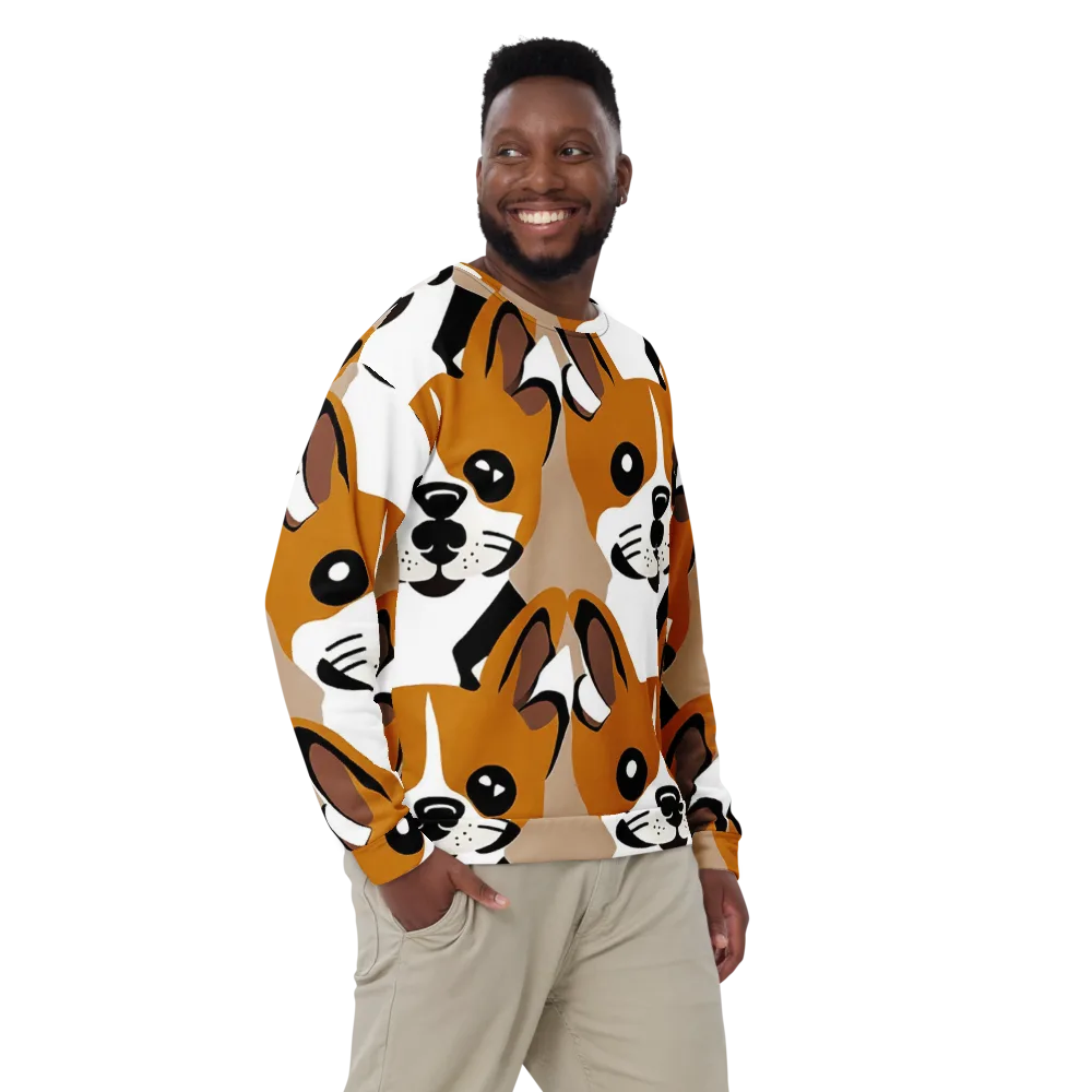 Cinnamon Paws on Sweatshirt — Front