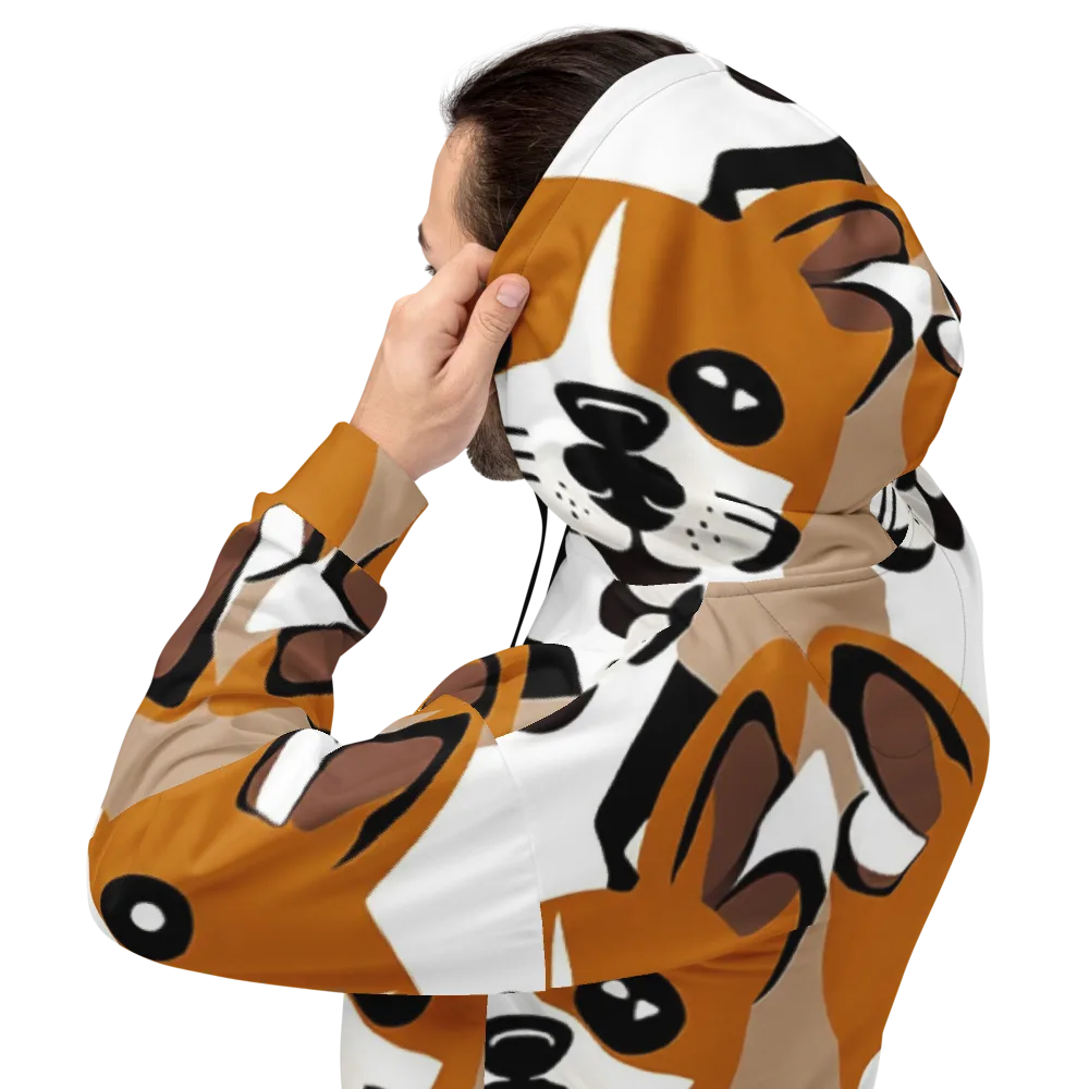 Cinnamon Paws on Hoodie — Back