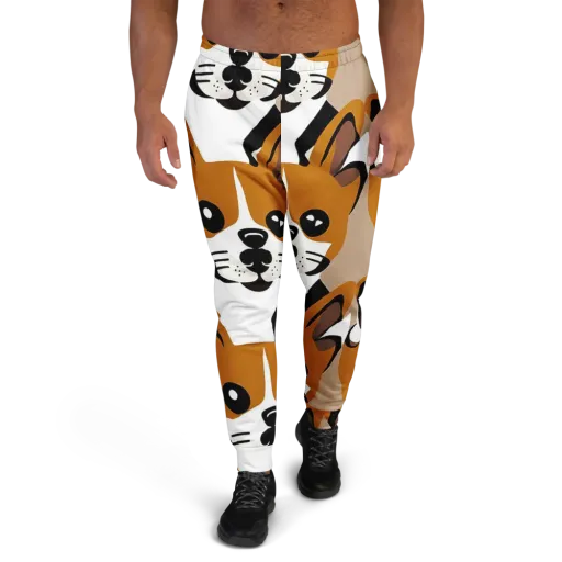 Cinnamon Paws on a Men's Joggers