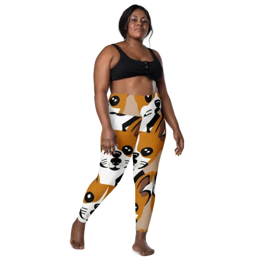Cinnamon Paws on a Leggings with Pockets