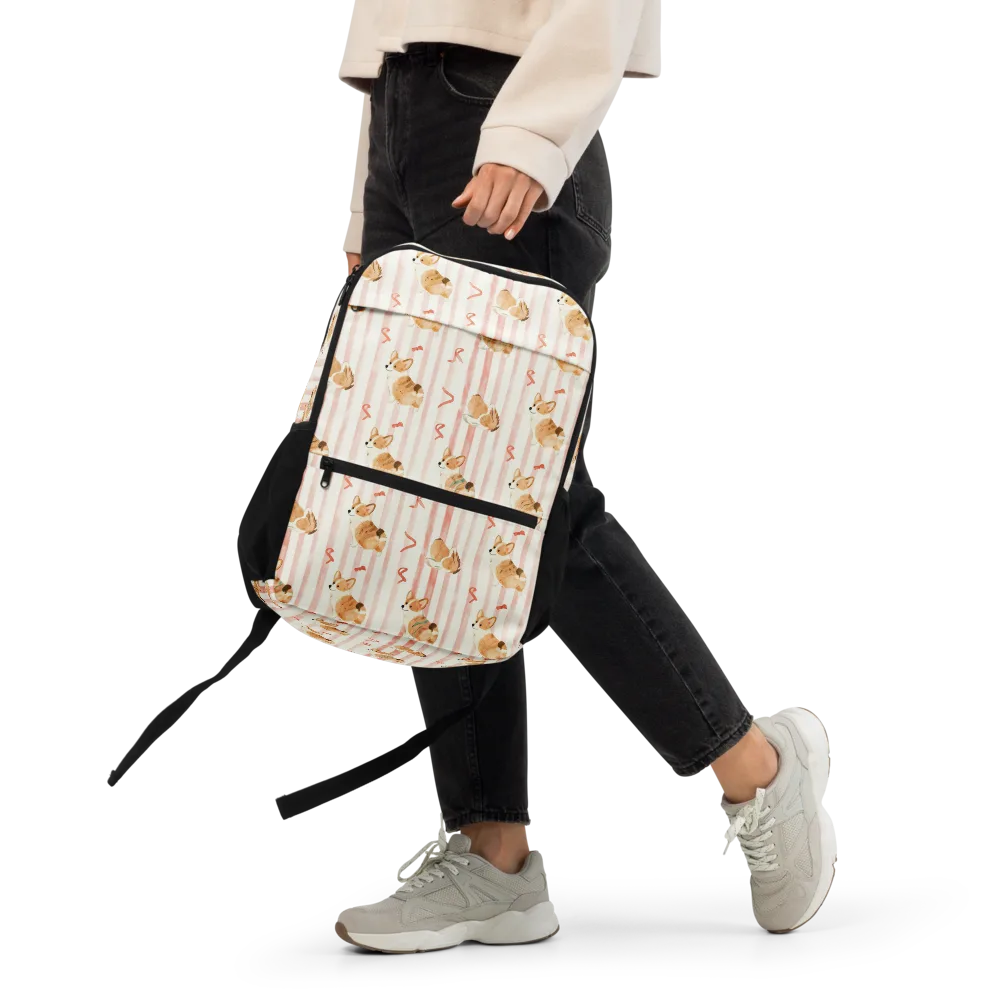 Rosebud Rover on Utility Backpack — Front