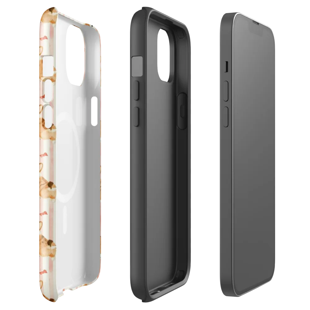 Rosebud Rover on MagSafe Tough Case for iPhone® — Front