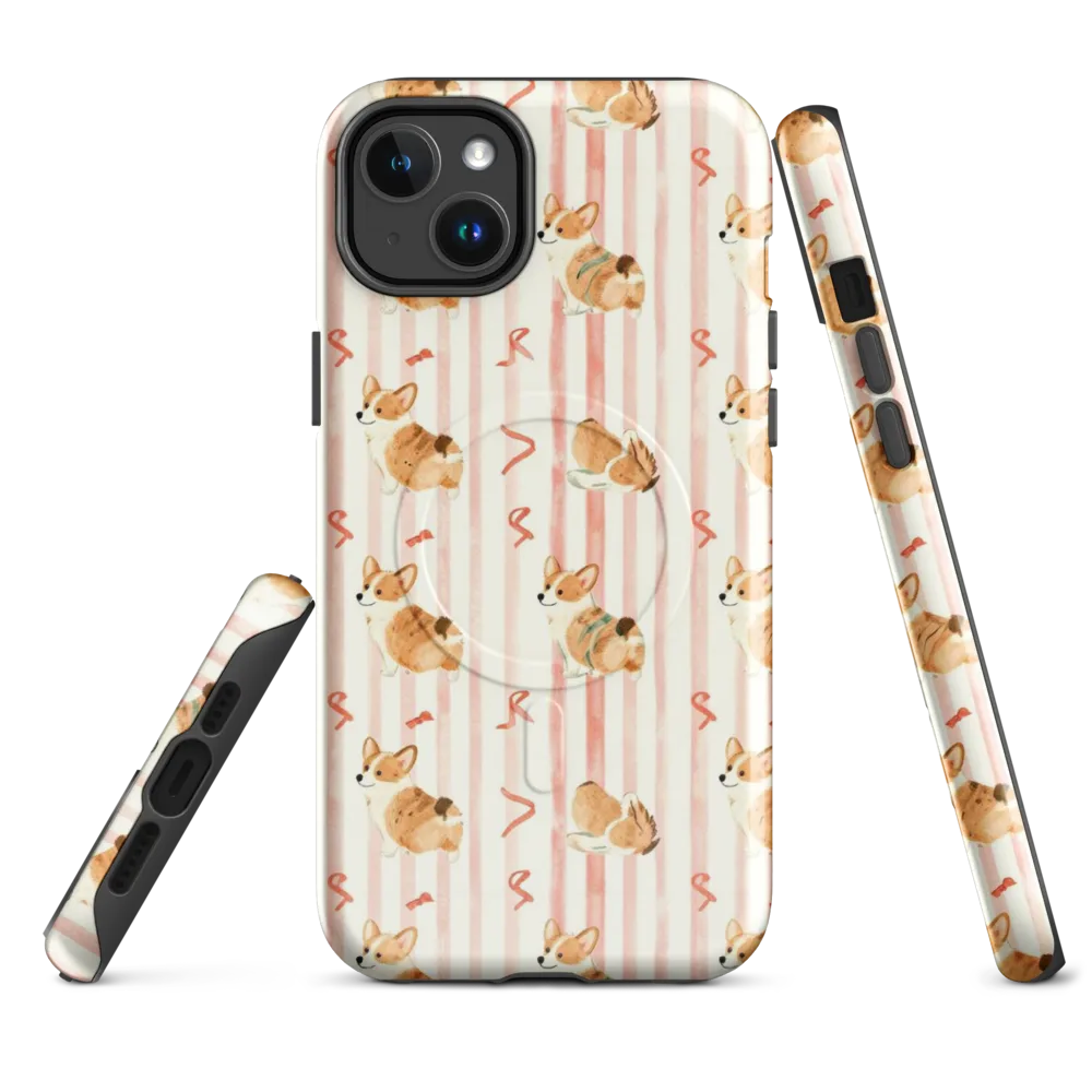 Rosebud Rover on MagSafe Tough Case for iPhone® — Front