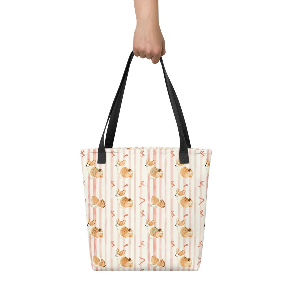 Rosebud Rover on Tote Bag — Front