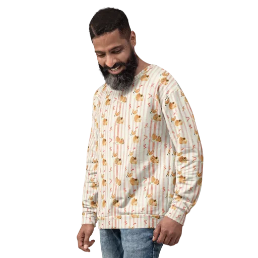 Rosebud Rover on a Sweatshirt