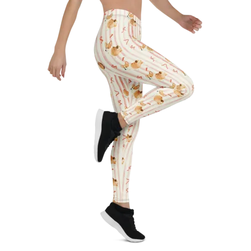 Rosebud Rover on a Leggings