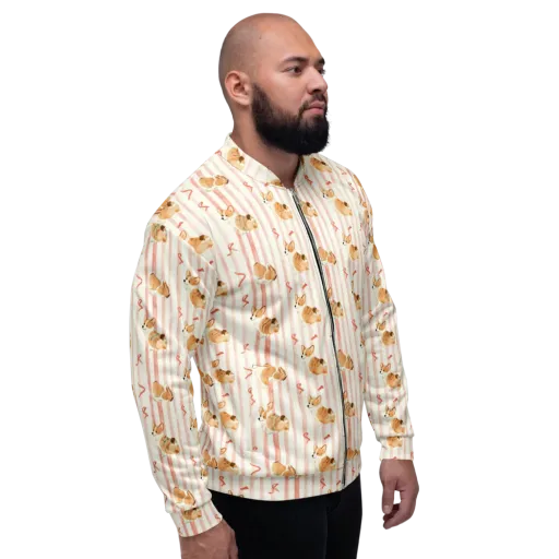 Rosebud Rover on a Bomber Jacket
