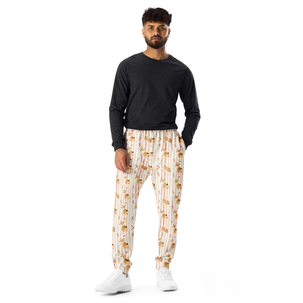 Rosebud Rover on Men's Joggers — Front