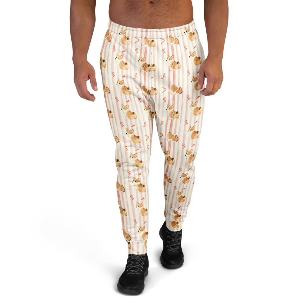 Rosebud Rover on Men's Joggers — Front