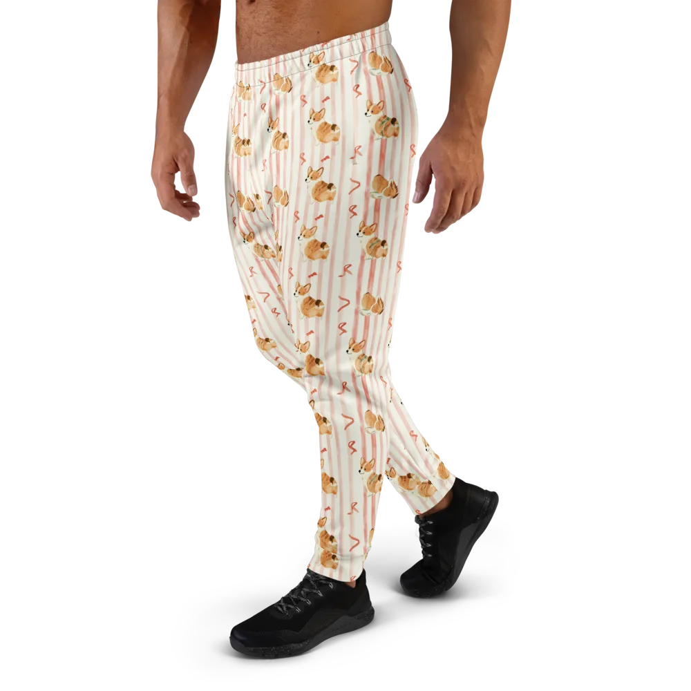 Rosebud Rover on Men's Joggers — Left