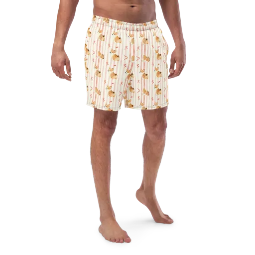 Rosebud Rover on a Swim Trunks