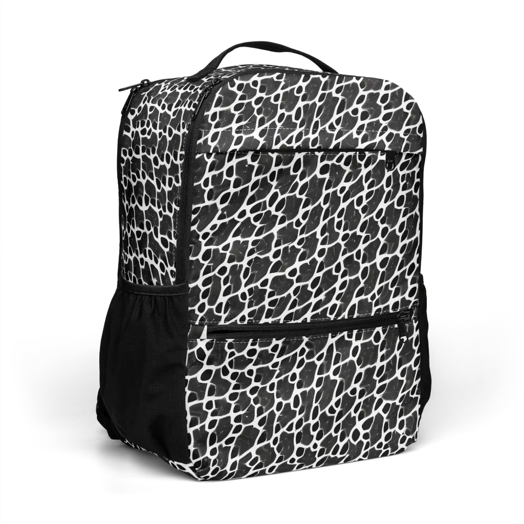 Inkstone Mosaic on Utility Backpack — Right Front