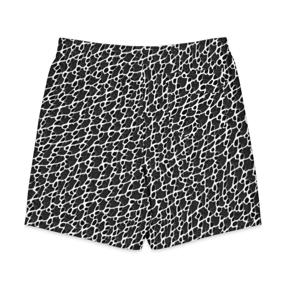 Inkstone Mosaic on Men's Board Shorts — Back