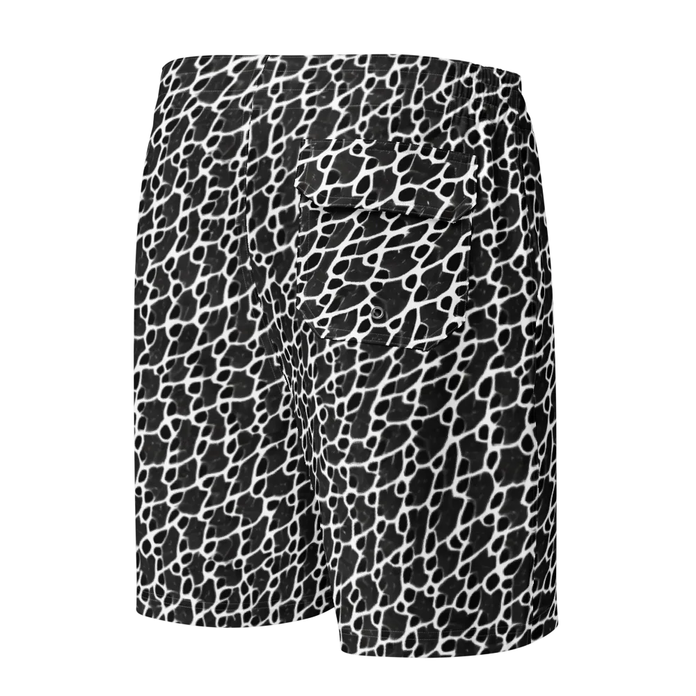 Inkstone Mosaic on Men's Board Shorts — Back