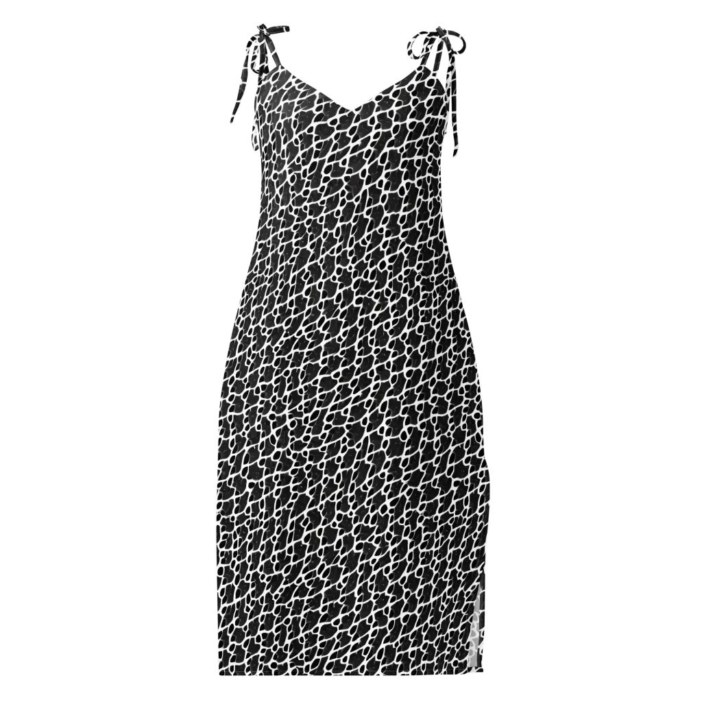 Inkstone Mosaic on Slip Dress — Front
