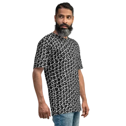 Inkstone Mosaic on a Men's Crew Neck T-Shirt