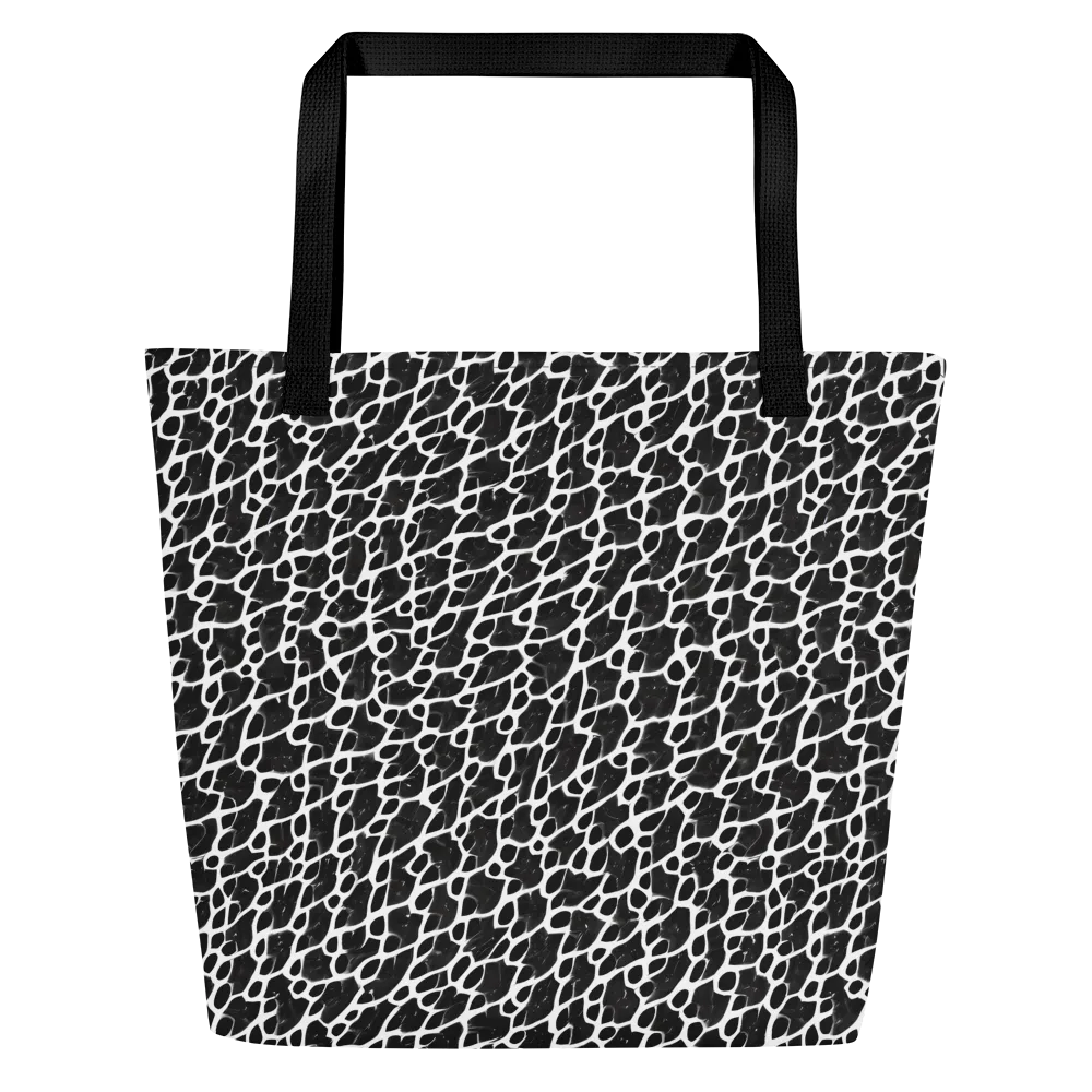 Inkstone Mosaic on Large Tote Bag W/ Pocket — Front