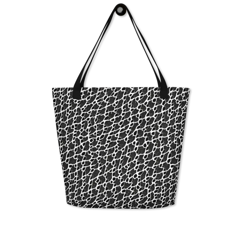 Inkstone Mosaic on Large Tote Bag W/ Pocket — Front