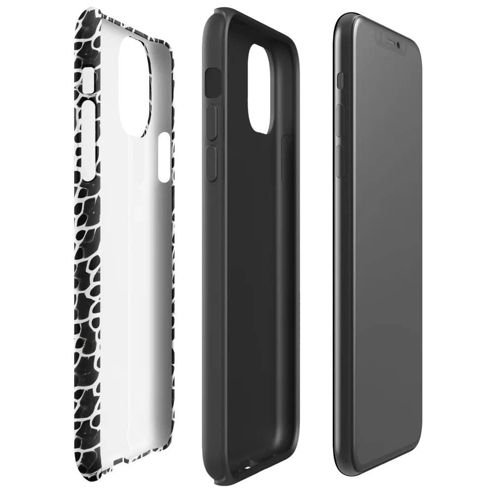 Inkstone Mosaic on Tough Case for iPhone® — Right