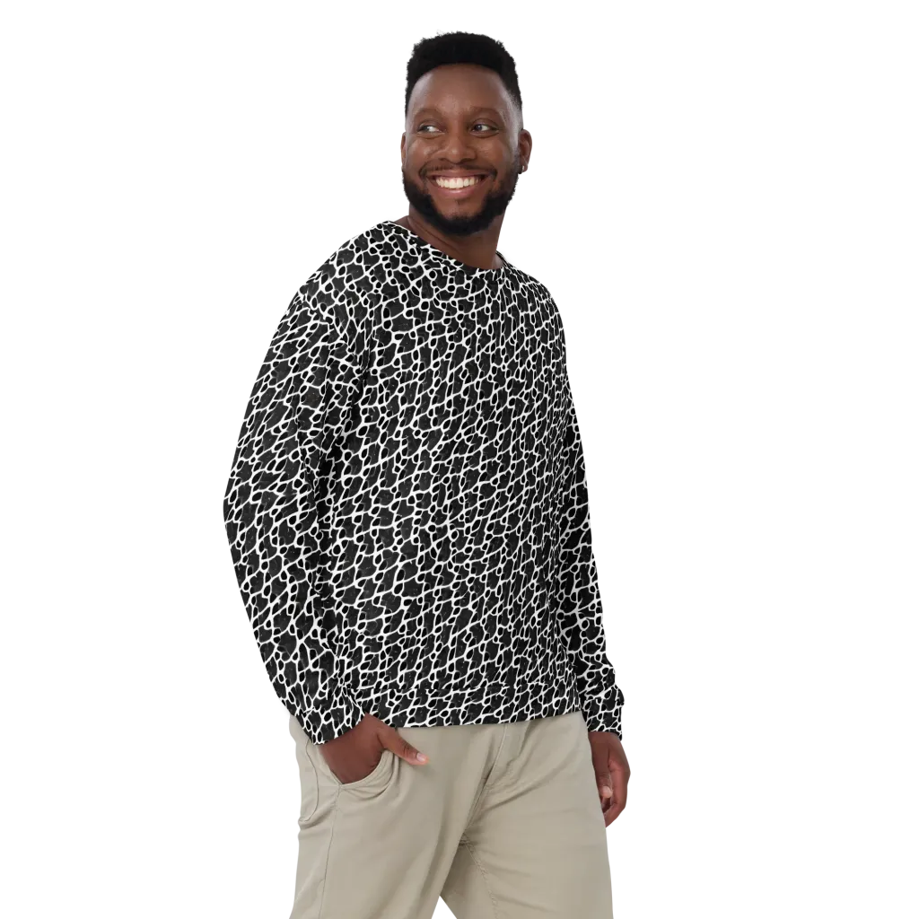 Inkstone Mosaic on Sweatshirt — Front