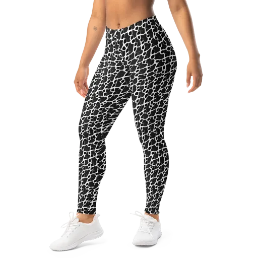 Inkstone Mosaic on a Leggings