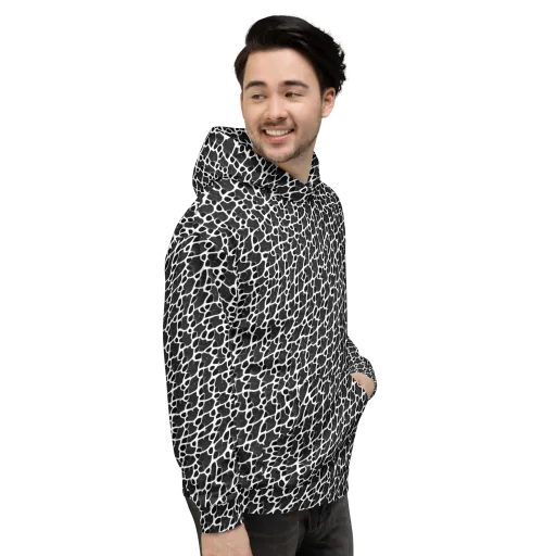 Inkstone Mosaic on a Hoodie