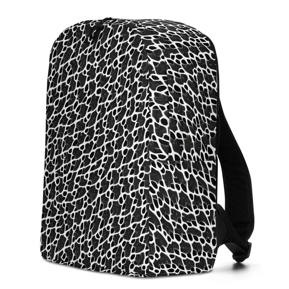 Inkstone Mosaic on Minimalist Backpack — Left
