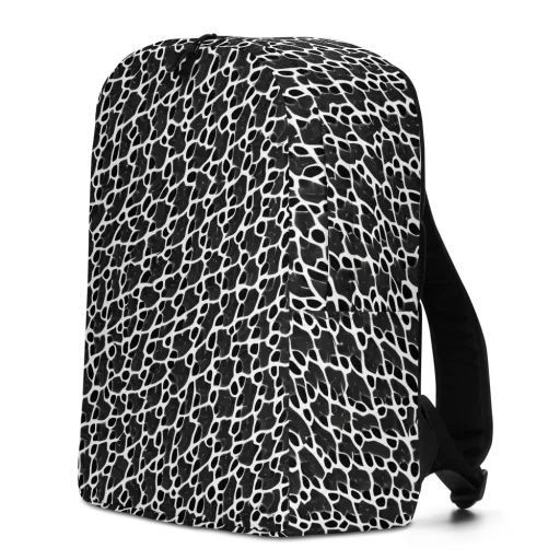Inkstone Mosaic on a Minimalist Backpack