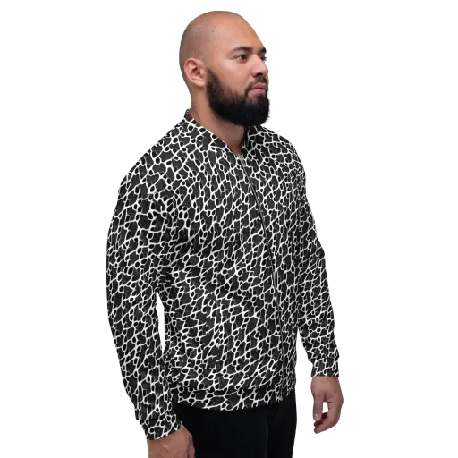 Inkstone Mosaic on a Bomber Jacket