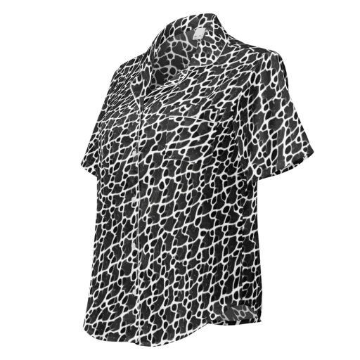 Inkstone Mosaic on a Women's Short Sleeve Pajama Top