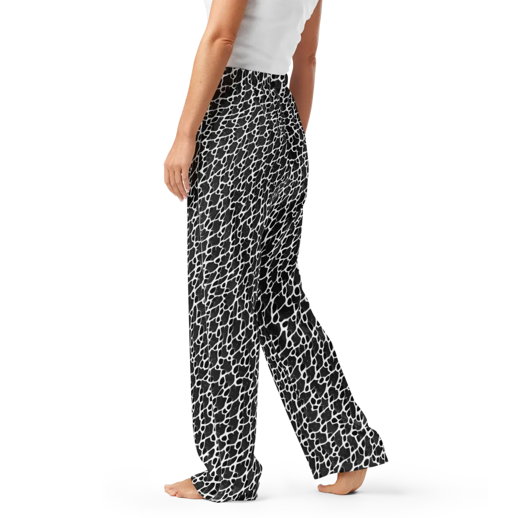 Inkstone Mosaic on Women's Pajama Pants — Left