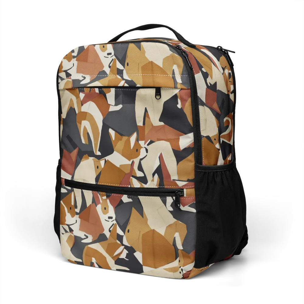 Rustic Paws on Utility Backpack — Left Front
