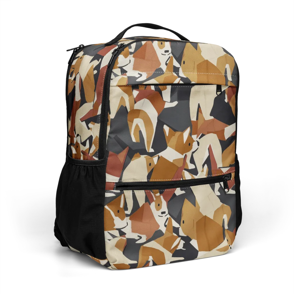 Rustic Paws on Utility Backpack — Right Front