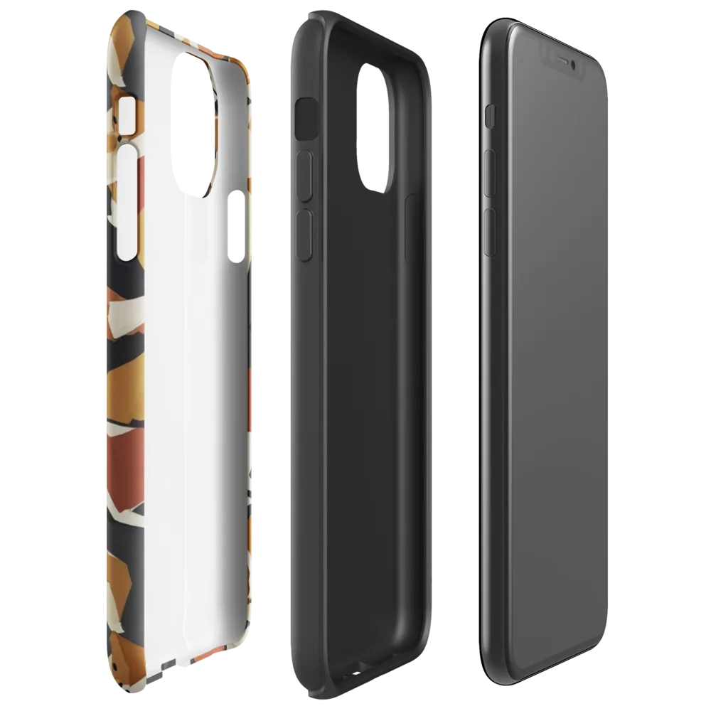Rustic Paws on Tough Case for iPhone® — Right