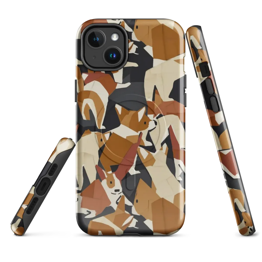 Rustic Paws on MagSafe Tough Case for iPhone® — Front