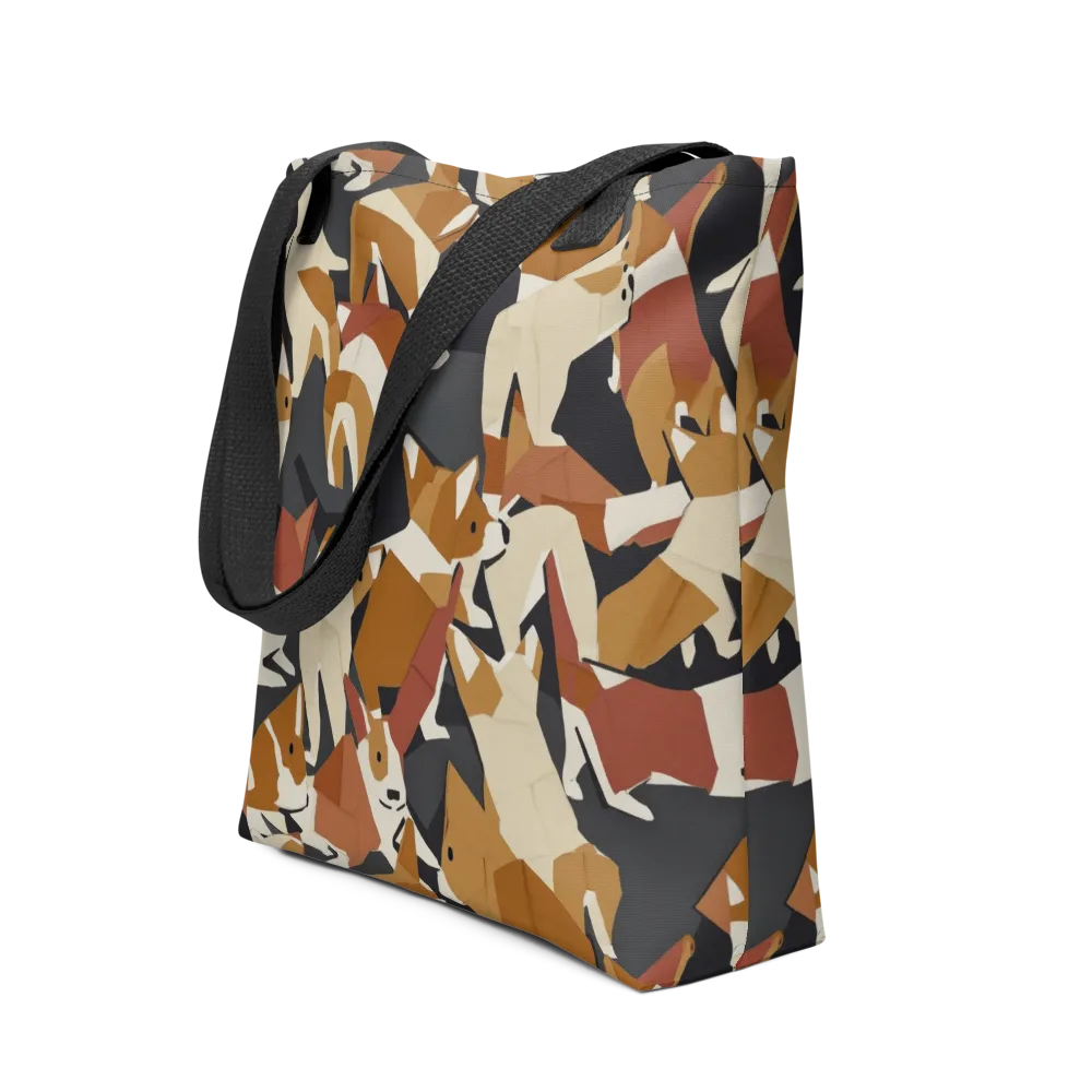 Rustic Paws on Tote Bag — Front
